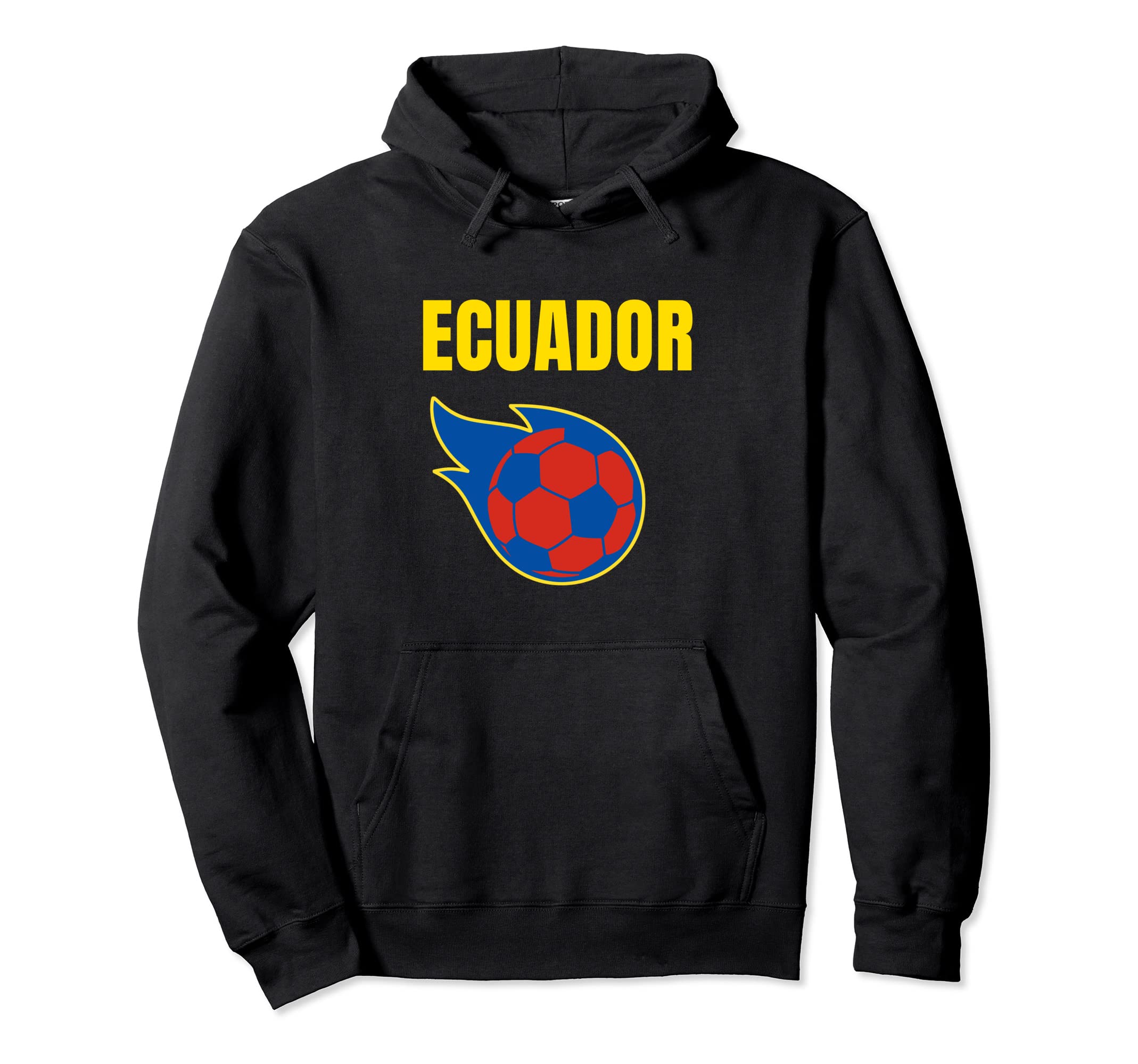 Ecuador Soccer Ball Hoodie - Novelty Apparel Unisex - T-Shirt, Sweatshirt, Hoodie