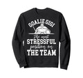 Funny Hockey Goalie Gigi Hockey Sweatshirt - Novelty Apparel for Adults - T-Shirt, Sweatshirt, Hoodie