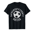 Sacramento County Soccer Distressed T-Shirt - Fun Novelty Design Men Women - T-Shirt, Sweatshirt, Hoodie