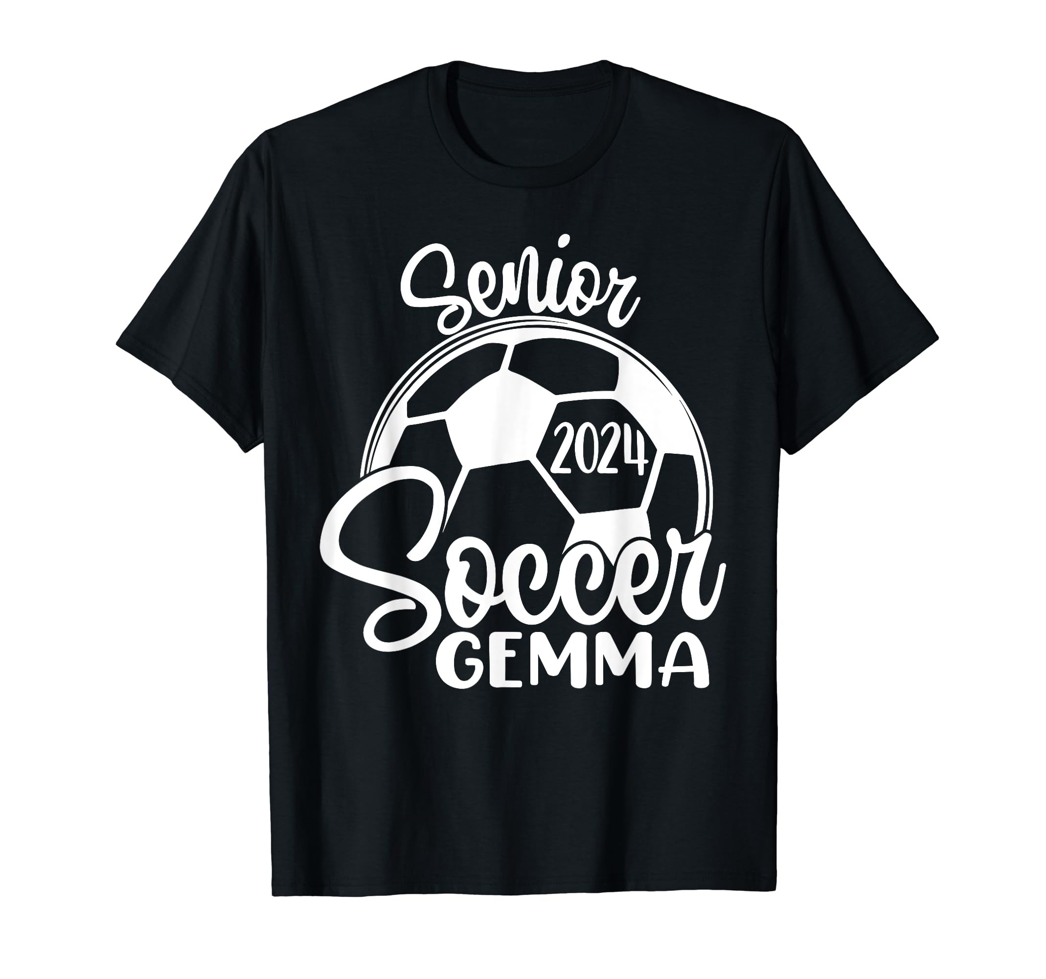 Senior Soccer Gemma 2024 Class 2024 T-Shirt - Custom Art Print Unisex - T-Shirt, Sweatshirt, Hoodie