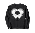 Soccer Ball Heart Sport Football Sweatshirt - Unique Graphic for Adults - T-Shirt, Sweatshirt, Hoodie