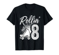 Rollin Into 8Th Birthday Roller T-Shirt - Aesthetic Graphic for Adults - T-Shirt, Sweatshirt, Hoodie