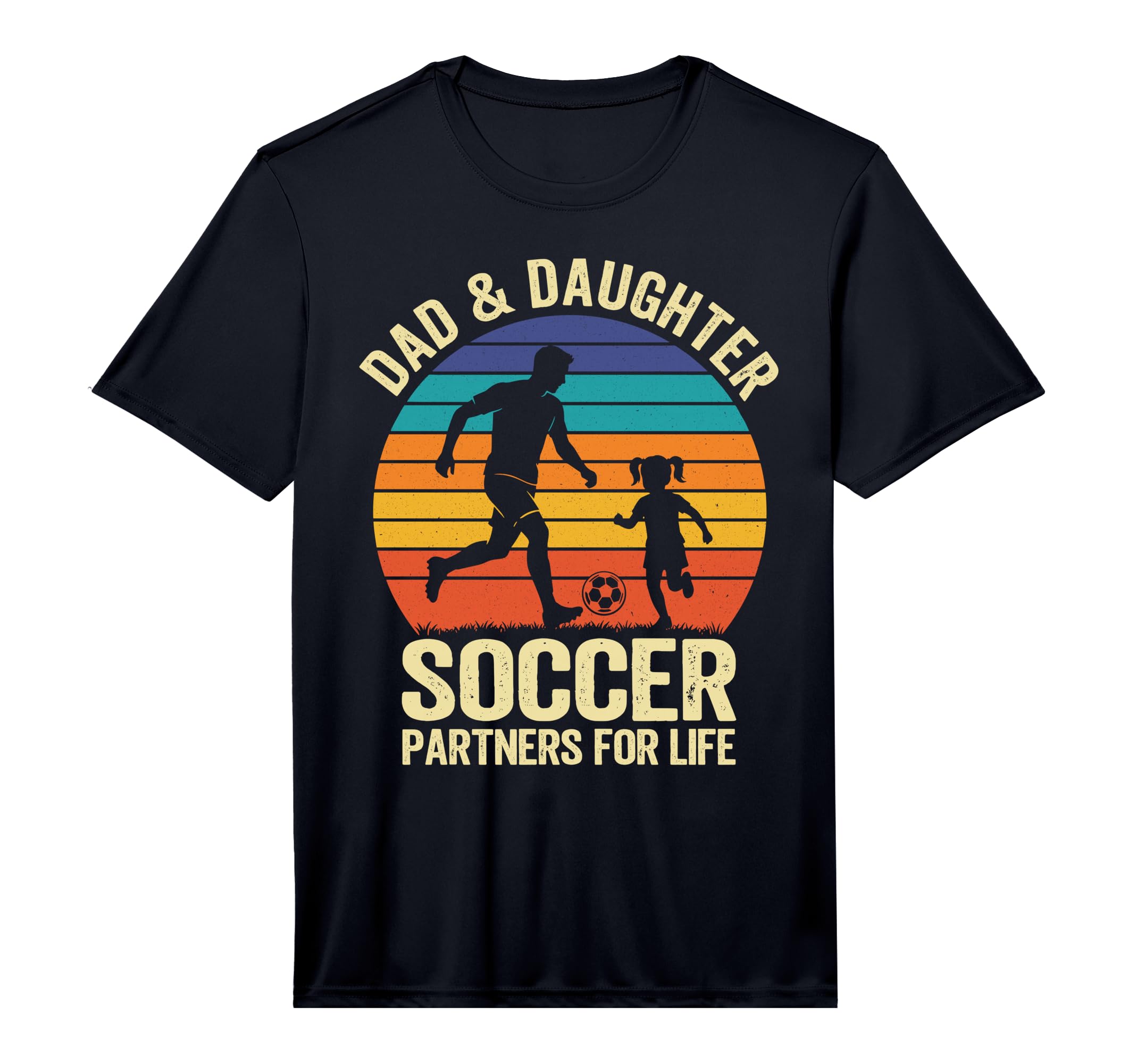 Mens Dad And Daughter Soccer Partners T-Shirt - Streetwear Style Unisex - T-Shirt, Sweatshirt, Hoodie