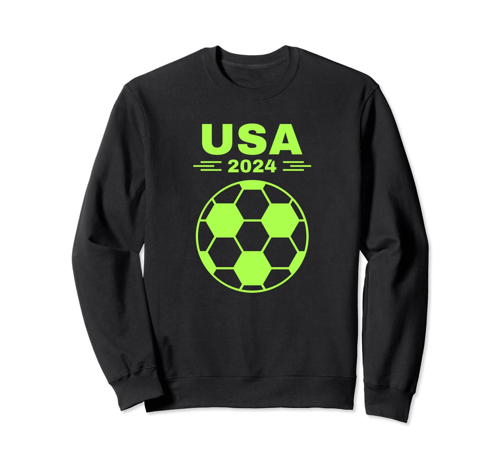 American Flag Soccer Womens Soccer Sweatshirt - Novelty Apparel for Adults - T-Shirt, Sweatshirt, Hoodie