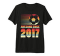Awesome Since 2017 Soccer 9Th Birthday T-Shirt - Unique Graphic for Adults - T-Shirt, Sweatshirt, Hoodie