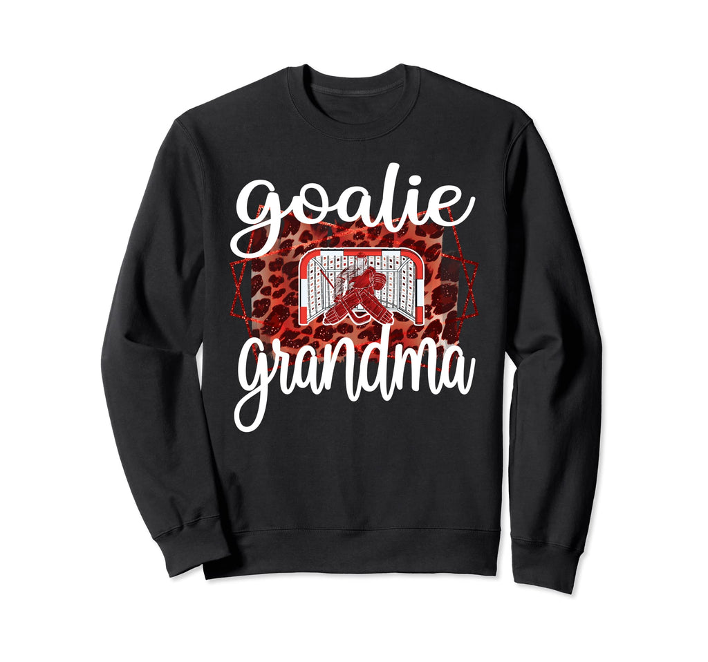 Goaltender Grandma Ice Hockey Sweatshirt - Trendy Graphic for Adults - T-Shirt, Sweatshirt, Hoodie