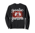 Goaltender Grandma Ice Hockey Sweatshirt - Trendy Graphic for Adults - T-Shirt, Sweatshirt, Hoodie