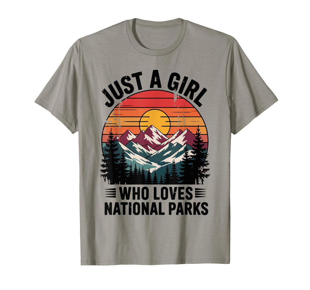 Just Who Loves National Parks Nature T-Shirt - Trendy Graphic for Adults - T-Shirt, Sweatshirt, Hoodie