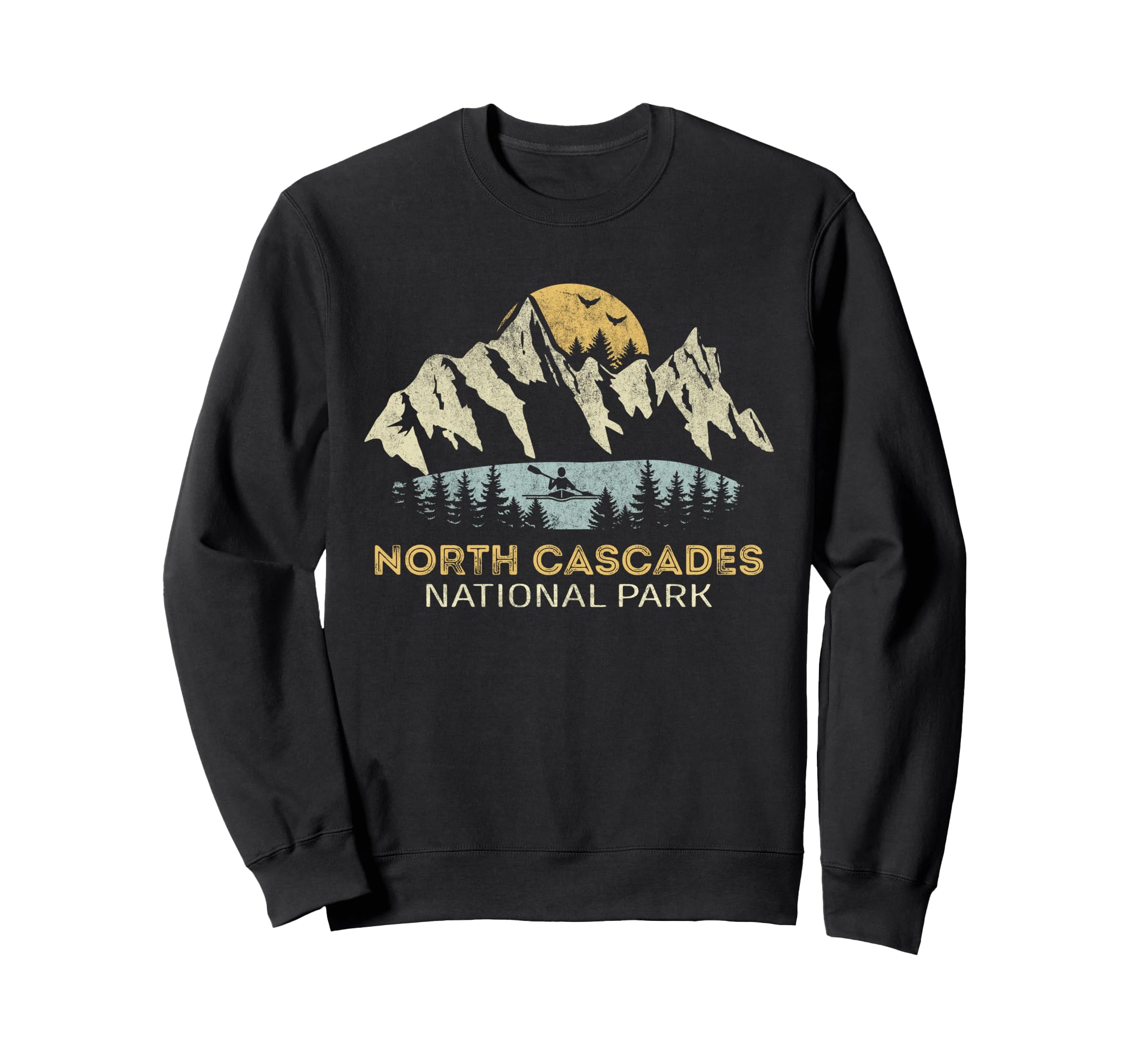 North Cascades National Parks Sweatshirt - Aesthetic Graphic Men Women - T-Shirt, Sweatshirt, Hoodie