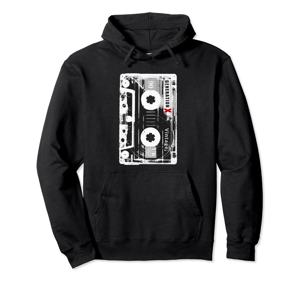 Gen X Cassette Tape Generation X Hoodie - Aesthetic Graphic Men Women - T-Shirt, Sweatshirt, Hoodie
