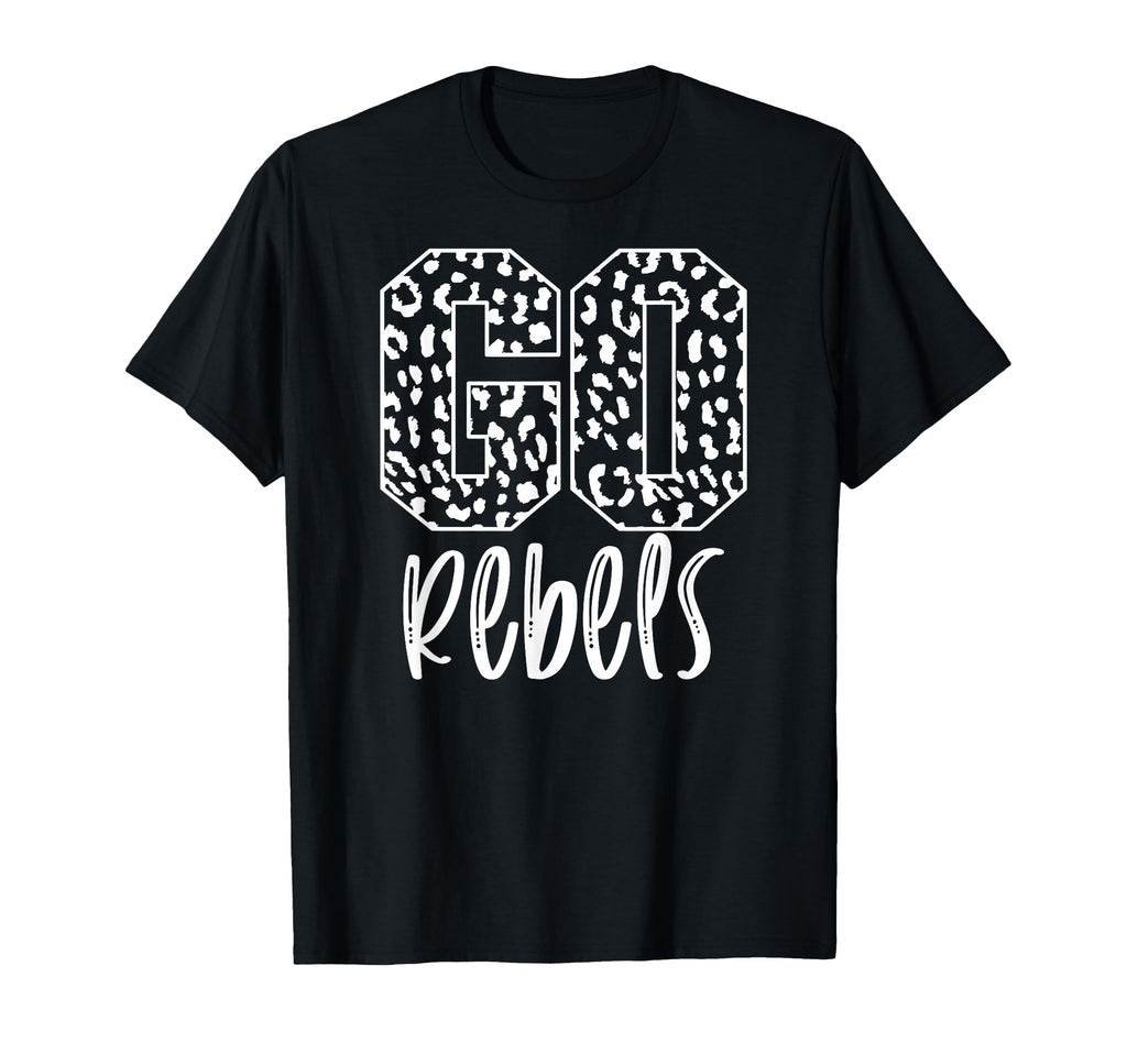 Rebels Team Mascot School Spirit Game T-Shirt - Unique Graphic for Adults - T-Shirt, Sweatshirt, Hoodie