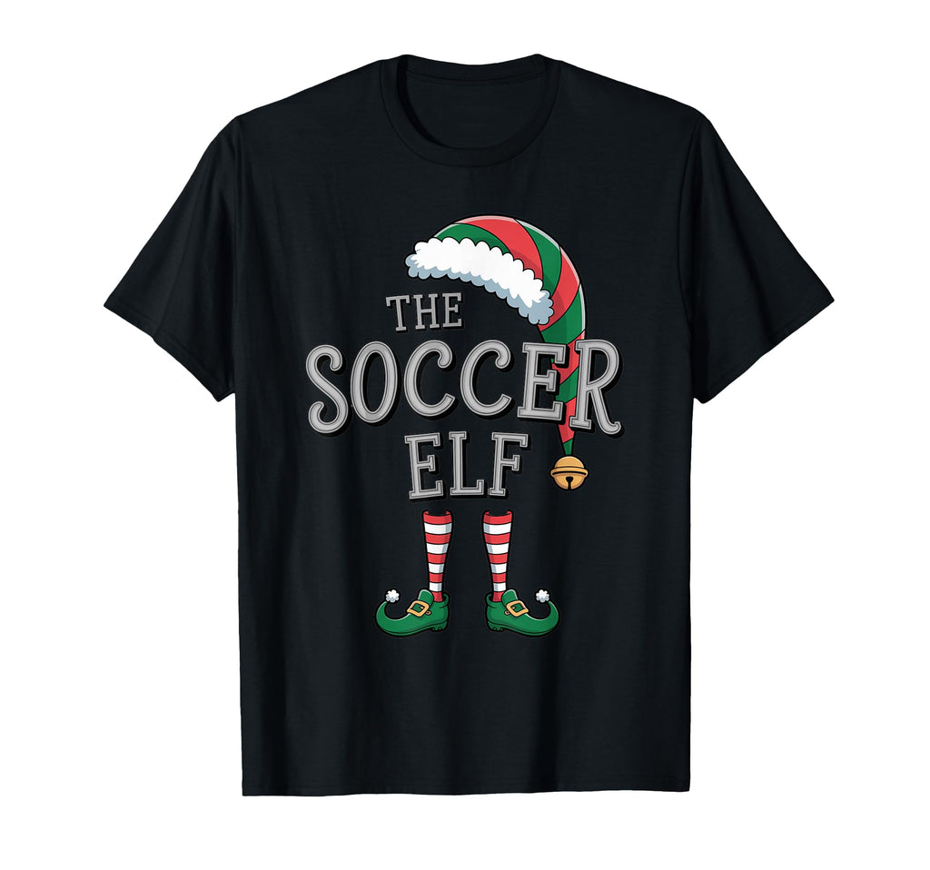 Soccer Elf Matching Family Soccer Elf T-Shirt - Minimalist Print Men Women - T-Shirt, Sweatshirt, Hoodie