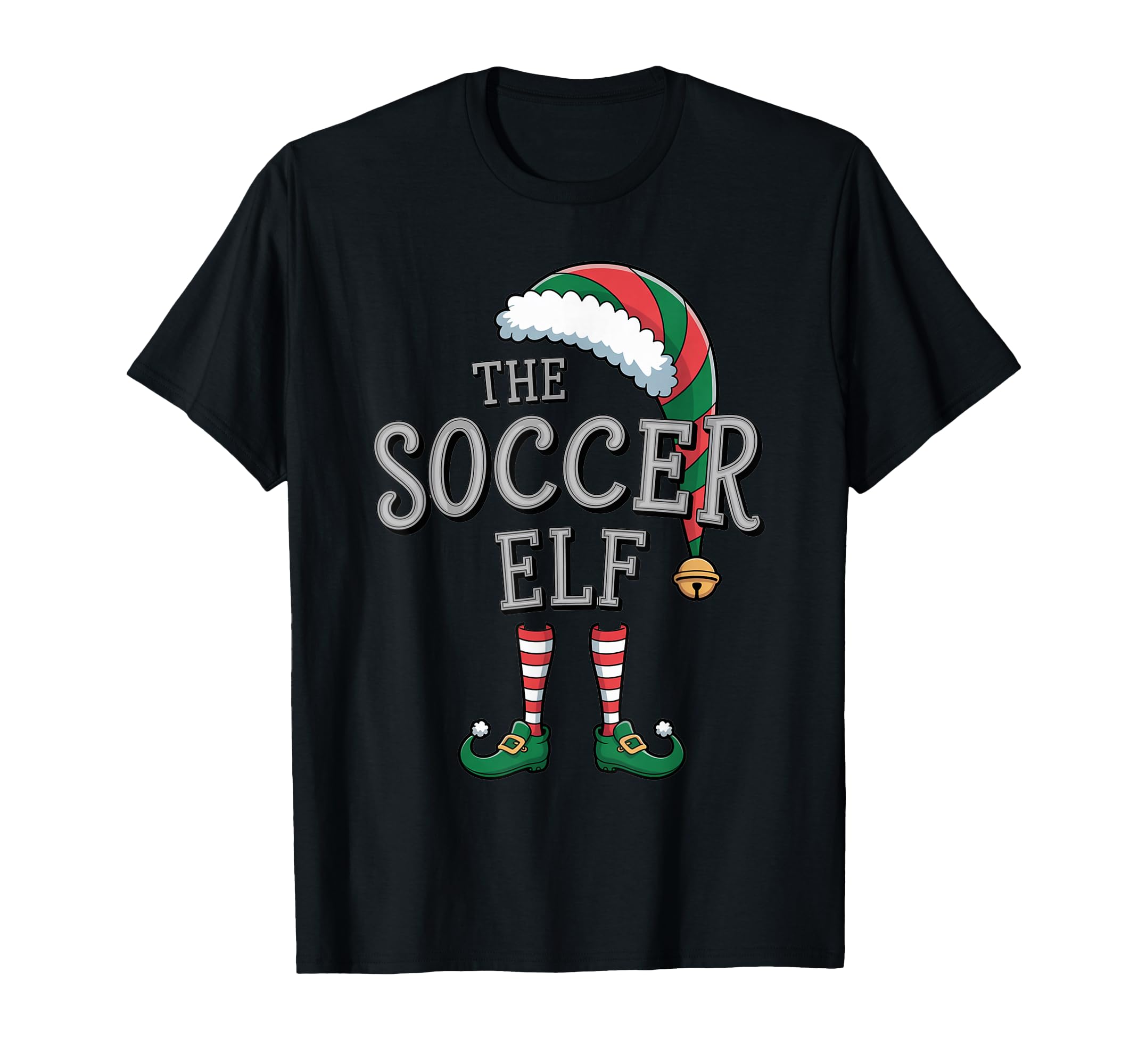 Soccer Elf Matching Family Soccer Elf T-Shirt - Minimalist Print Men Women - T-Shirt, Sweatshirt, Hoodie