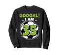 35 Year Old Birthday Soccer Sweatshirt - Fun Novelty Design Men Women - T-Shirt, Sweatshirt, Hoodie