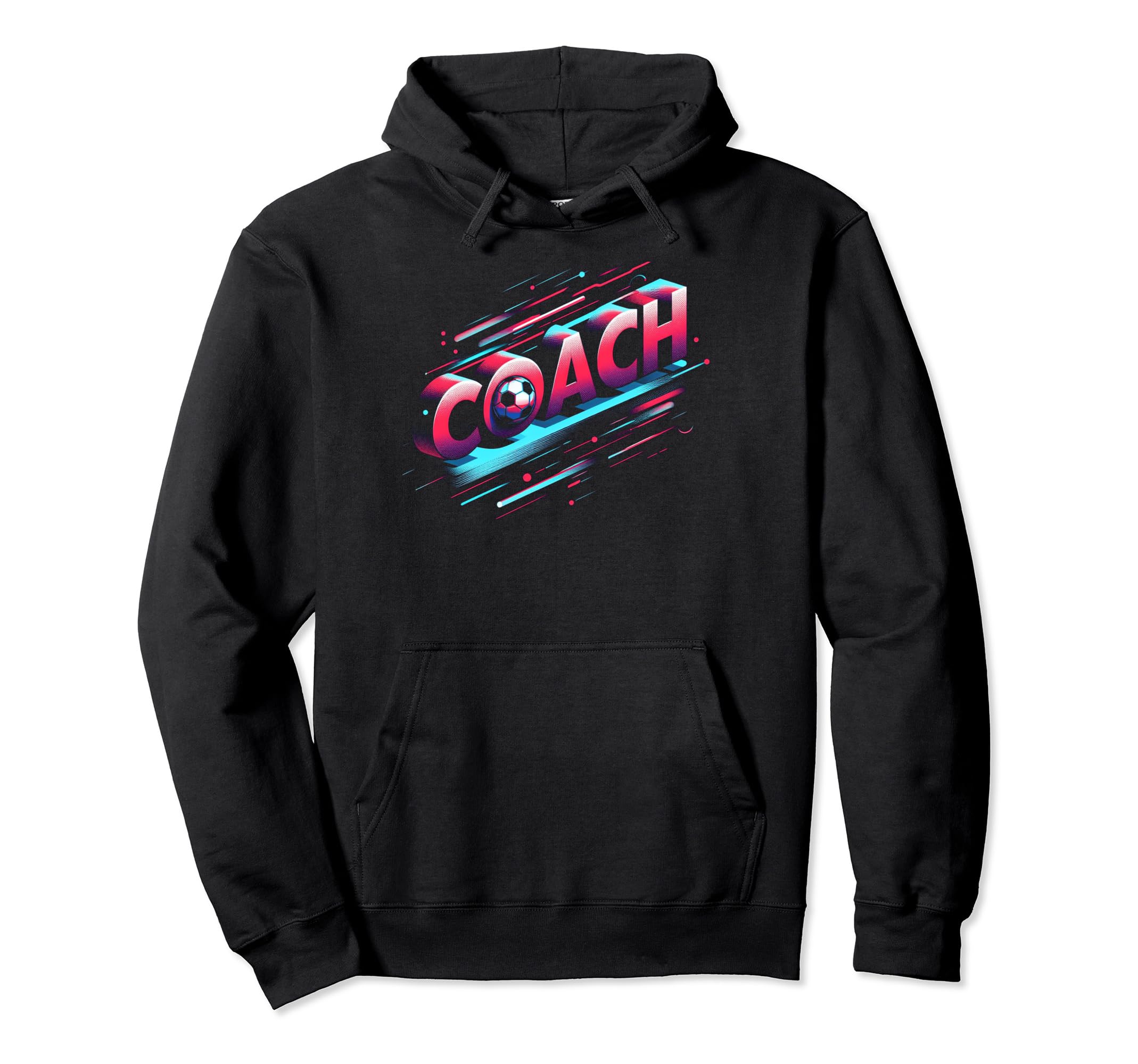 Soccer Coach Training Coaching Football Hoodie - Graphic Print for Adults - T-Shirt, Sweatshirt, Hoodie