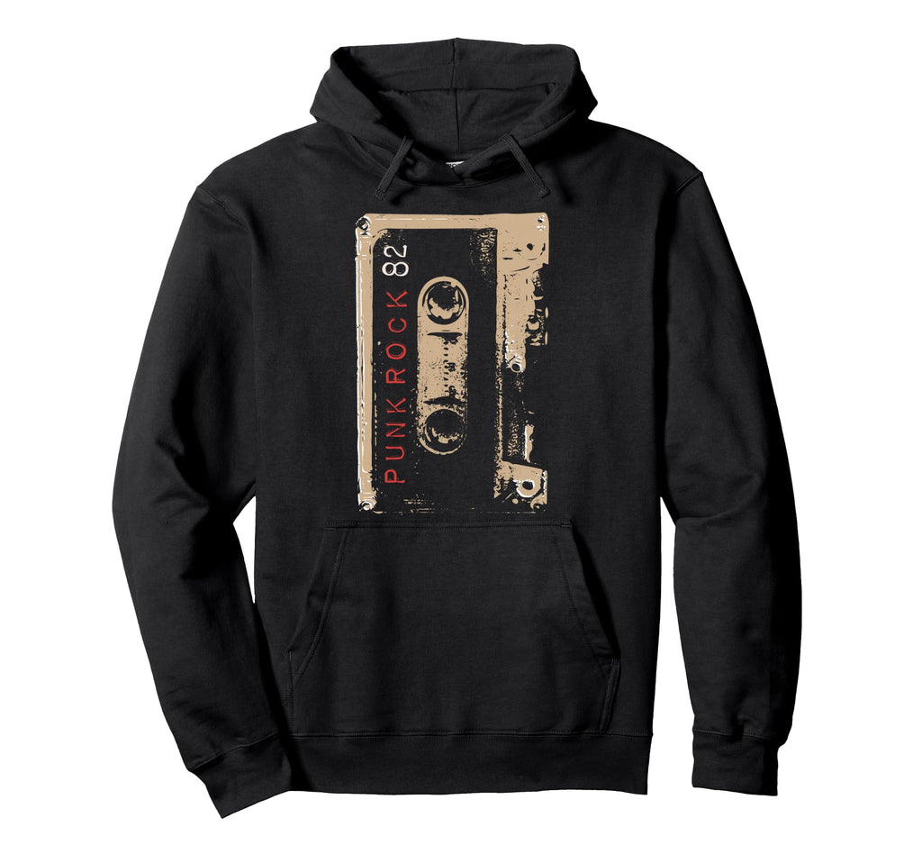 Punk Rock 80S Concert Mixtape Hoodie - Casual Everyday Wear Men Women - T-Shirt, Sweatshirt, Hoodie