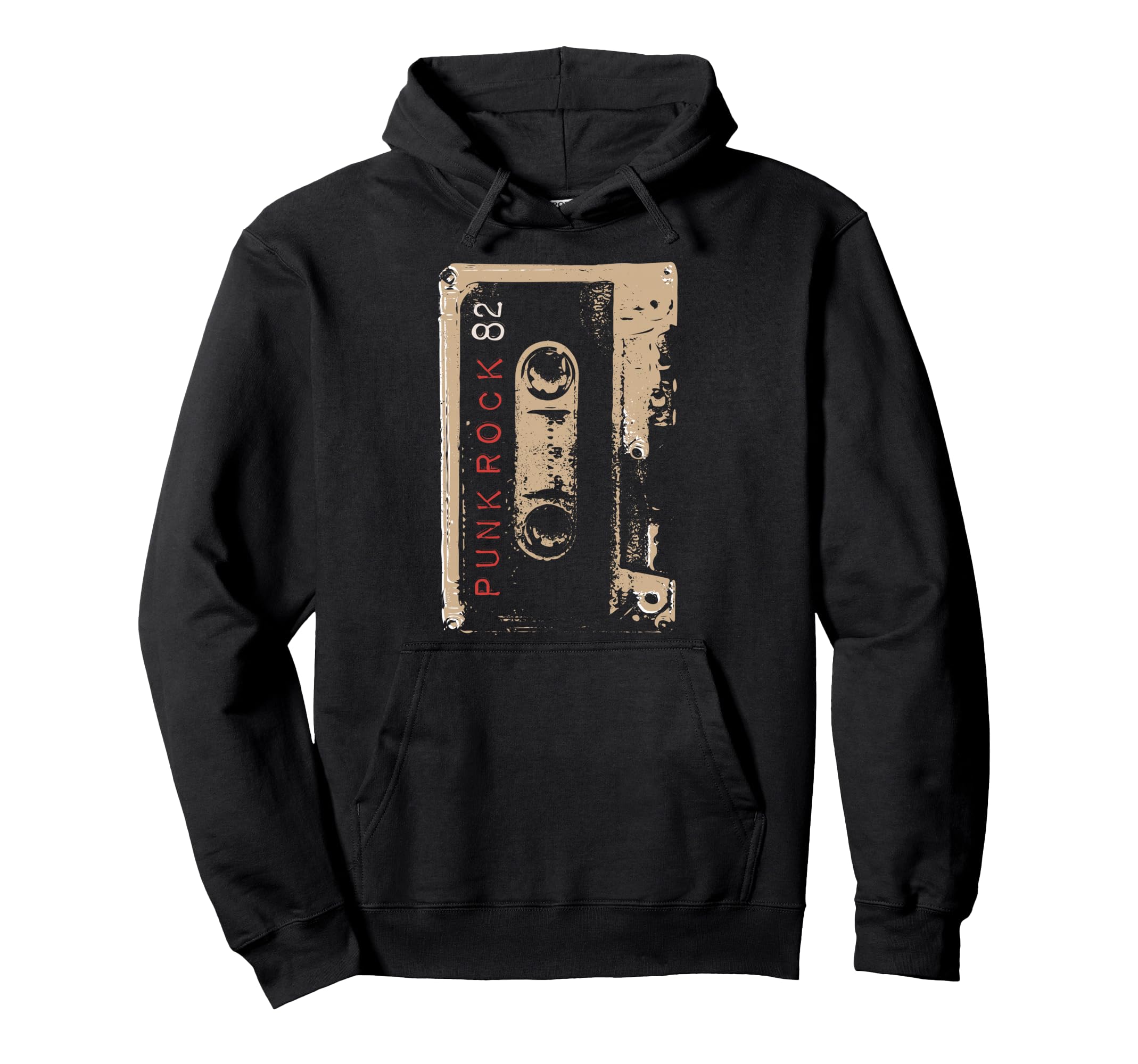 Punk Rock 80S Concert Mixtape Hoodie - Casual Everyday Wear Men Women - T-Shirt, Sweatshirt, Hoodie