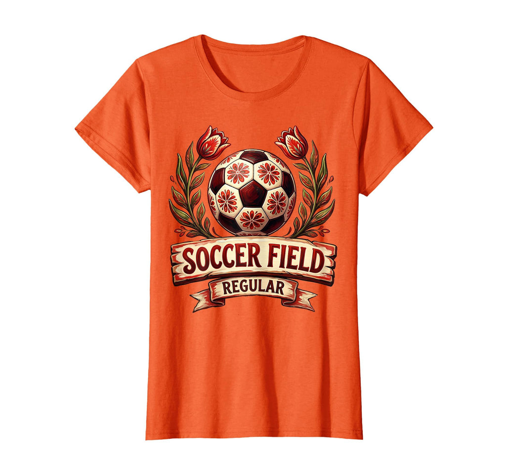 Soccer Mom Soccer Field Regular T-Shirt - Unique Graphic Unisex - T-Shirt, Sweatshirt, Hoodie