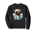 Pug Soccer Champion Fan Sweatshirt - Unique Graphic Men Women - T-Shirt, Sweatshirt, Hoodie