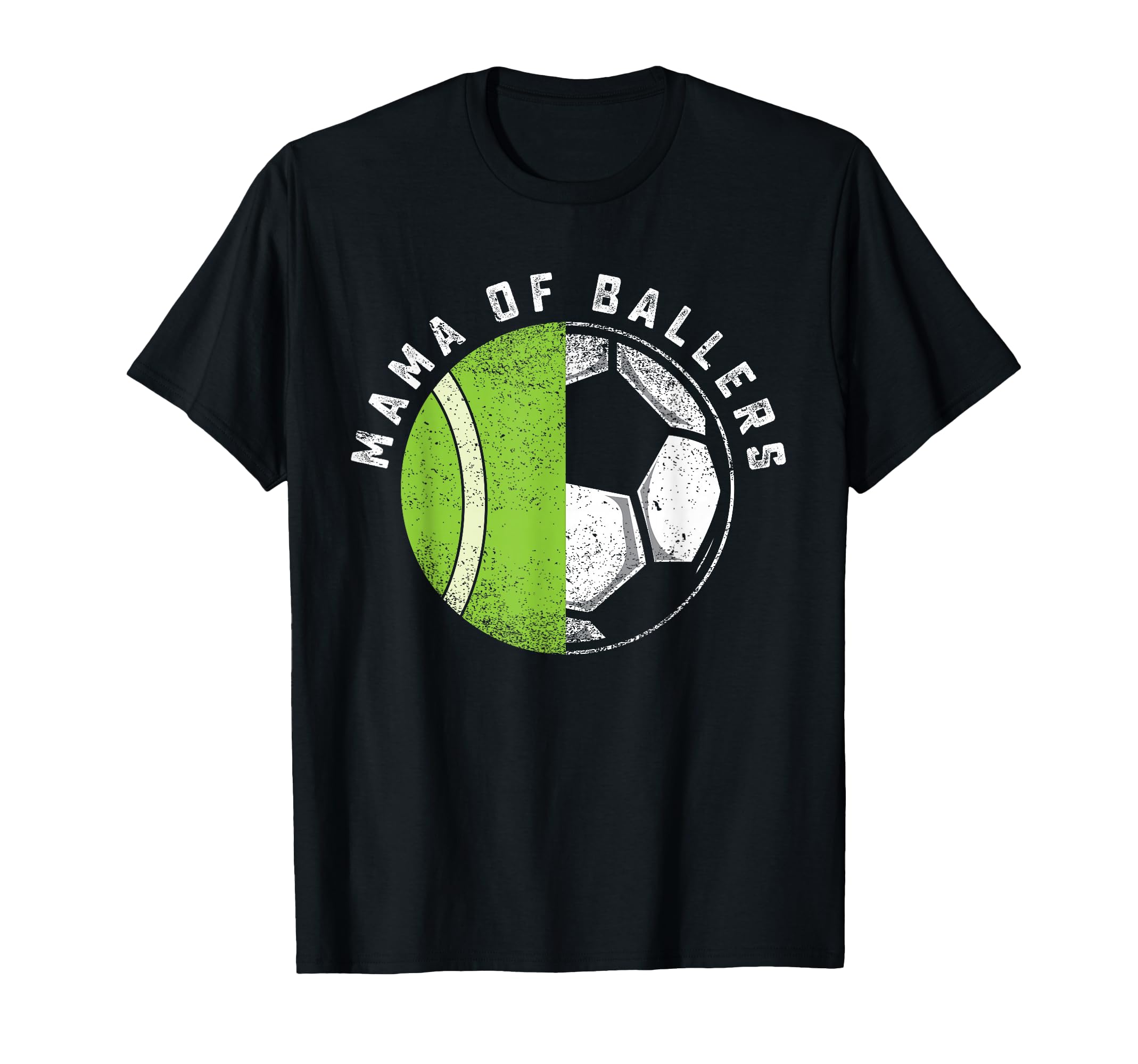 Mama Ballers Tennis Player Son T-Shirt - Casual Everyday Wear for Adults - T-Shirt, Sweatshirt, Hoodie
