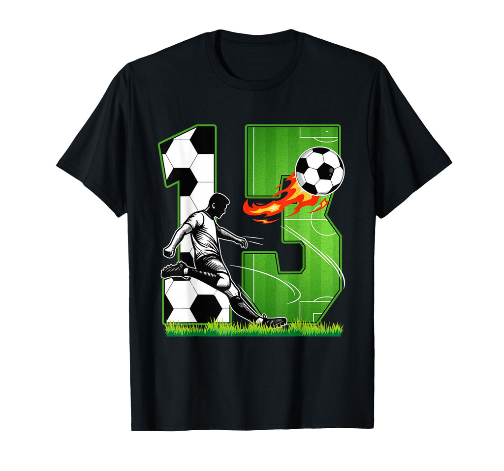 13Th Birthday Sport Party 13 Year T-Shirt - Custom Art Print for Adults - T-Shirt, Sweatshirt, Hoodie