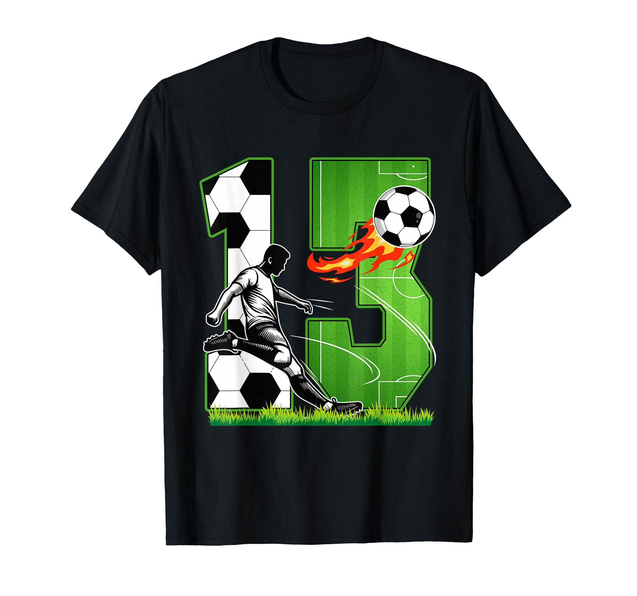 13Th Birthday Sport Party 13 Year T-Shirt - Custom Art Print for Adults - T-Shirt, Sweatshirt, Hoodie