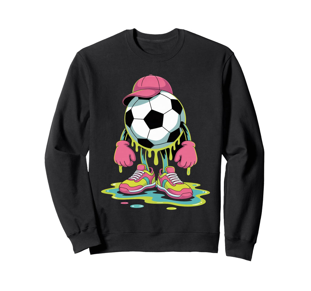 Soccer Ice Cream Drip Game Soccer Sweatshirt - Casual Everyday Wear Unisex - T-Shirt, Sweatshirt, Hoodie