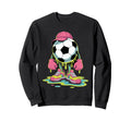 Soccer Ice Cream Drip Game Soccer Sweatshirt - Casual Everyday Wear Unisex - T-Shirt, Sweatshirt, Hoodie