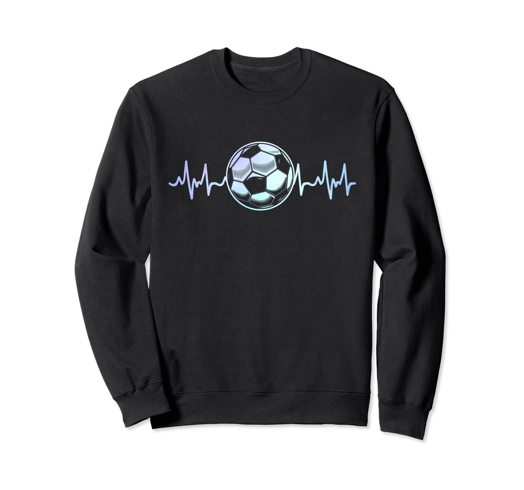Soccer Heartbeat Sports Soccer Player Sweatshirt - Graphic Print for Adults - T-Shirt, Sweatshirt, Hoodie