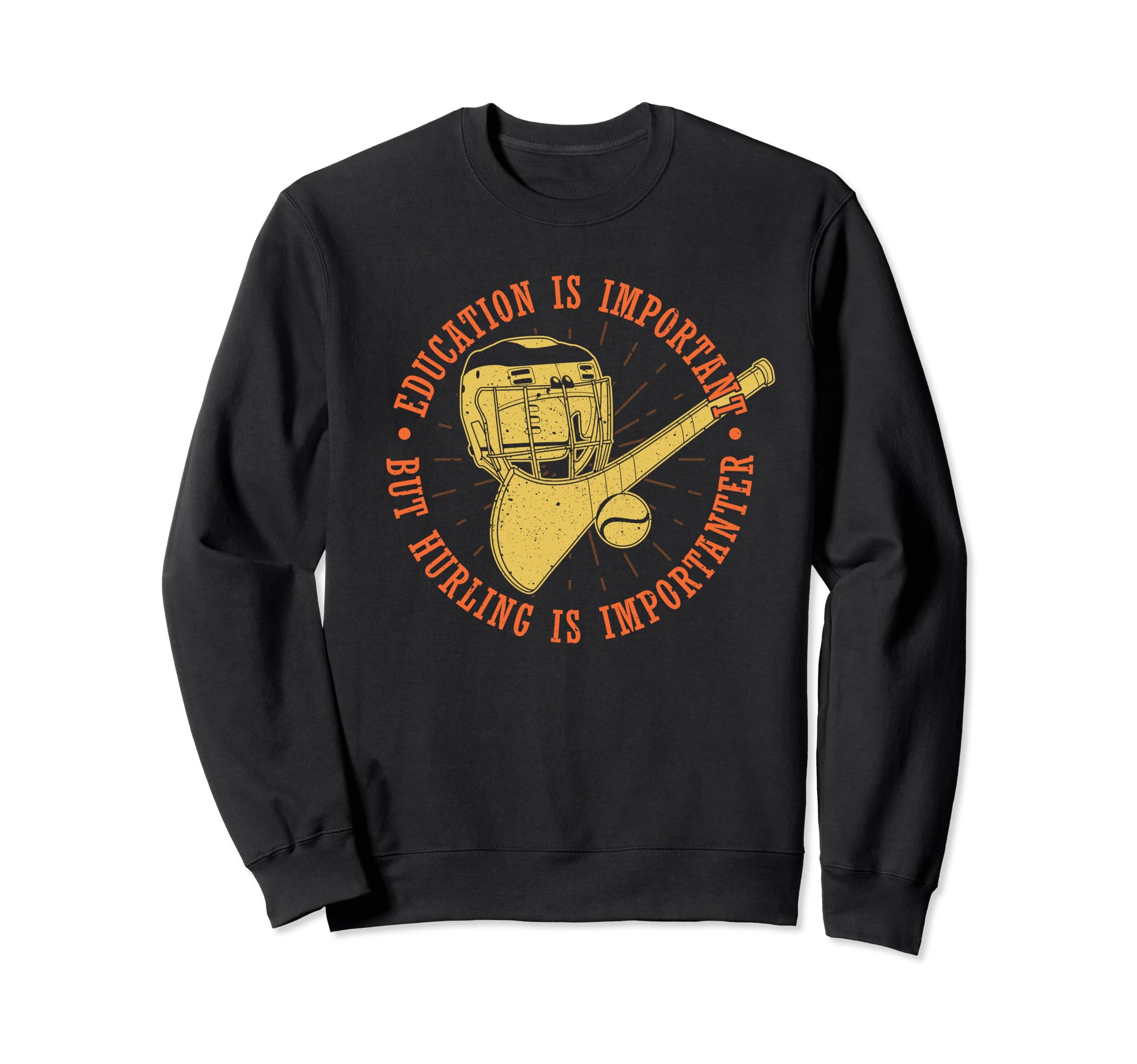 Hurling Helmet Athletic Sweatshirt - Casual Everyday Wear for Adults - T-Shirt, Sweatshirt, Hoodie