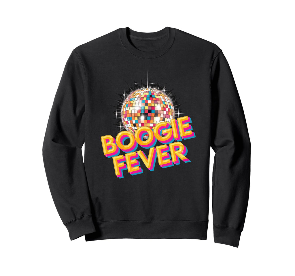 Disco Ball Boogie Fever Discoball Sweatshirt - Aesthetic Graphic Unisex - T-Shirt, Sweatshirt, Hoodie