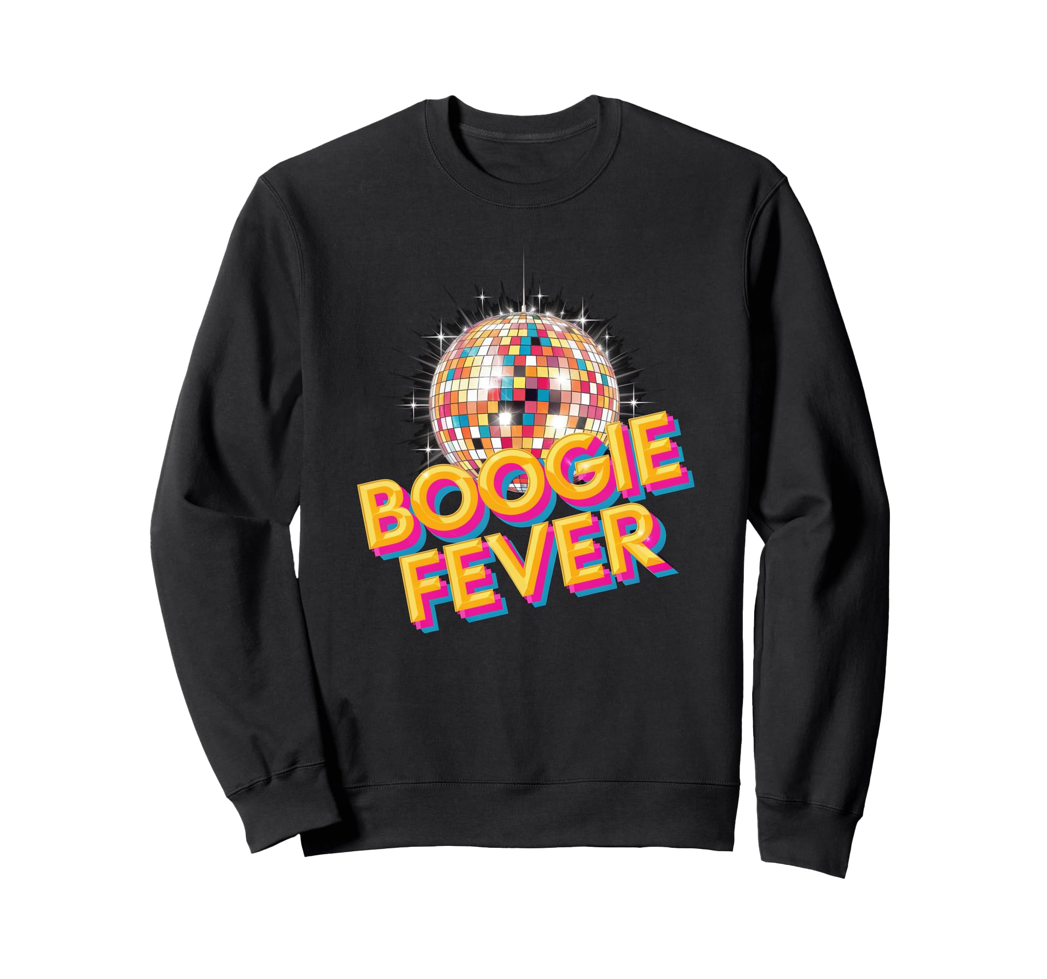 Disco Ball Boogie Fever Discoball Sweatshirt - Aesthetic Graphic Unisex - T-Shirt, Sweatshirt, Hoodie