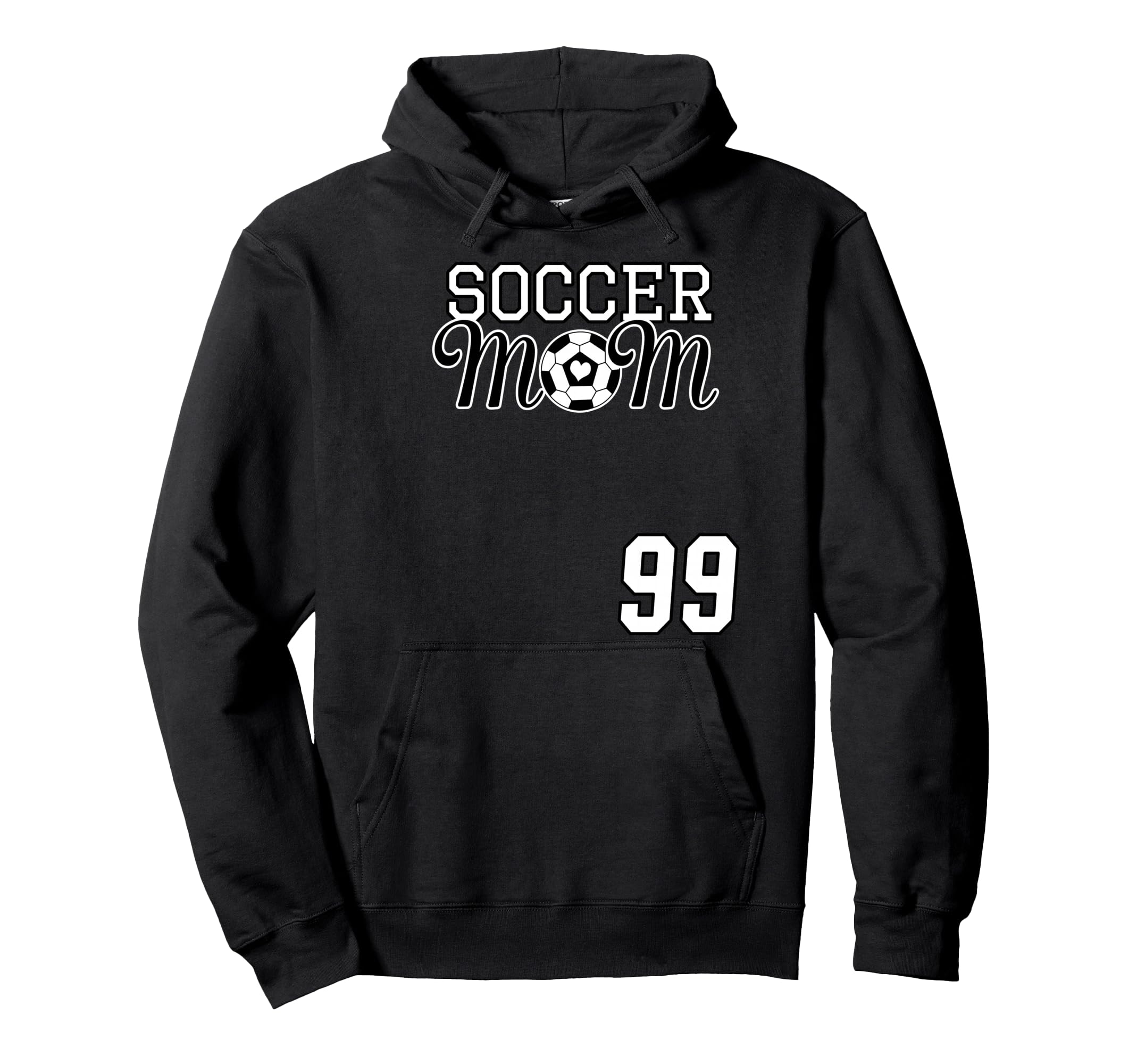 Number 99 Soccer Mom Mothers Day 99 Hoodie - Aesthetic Graphic Men Women - T-Shirt, Sweatshirt, Hoodie