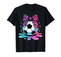 Dripping Soccer Coquette Bow Leopard T-Shirt - Novelty Apparel Men Women - T-Shirt, Sweatshirt, Hoodie