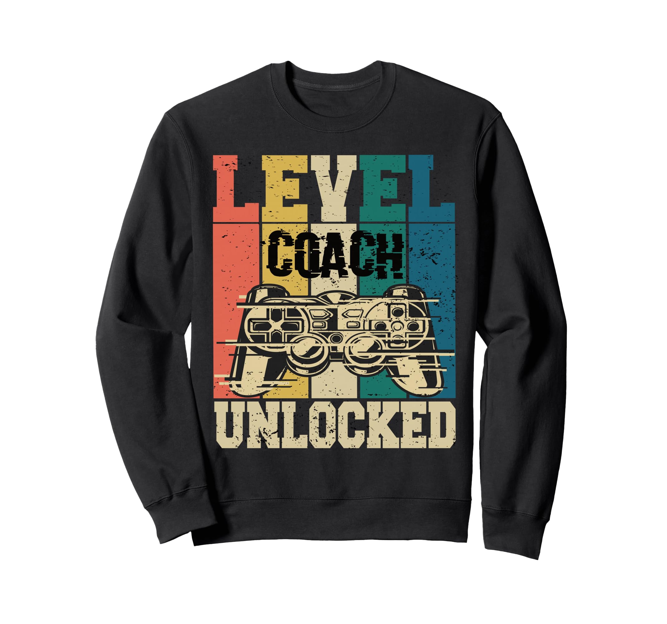Level Coach Unlocked Trainer Sweatshirt - Casual Everyday Wear Men Women - T-Shirt, Sweatshirt, Hoodie