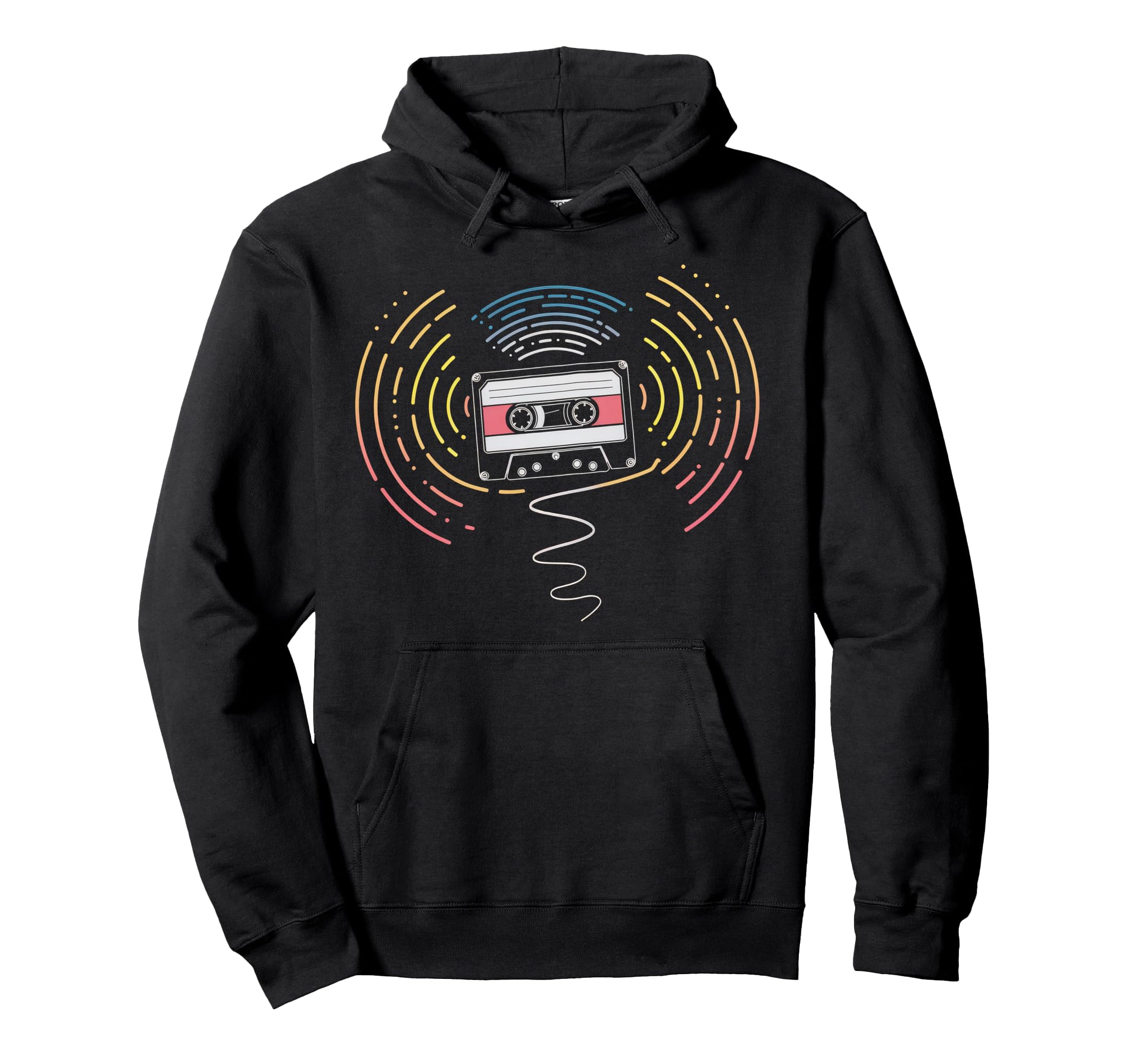 Cassette 80S 90S Party Mixtape Tape Hoodie - Trendy Graphic Unisex - T-Shirt, Sweatshirt, Hoodie