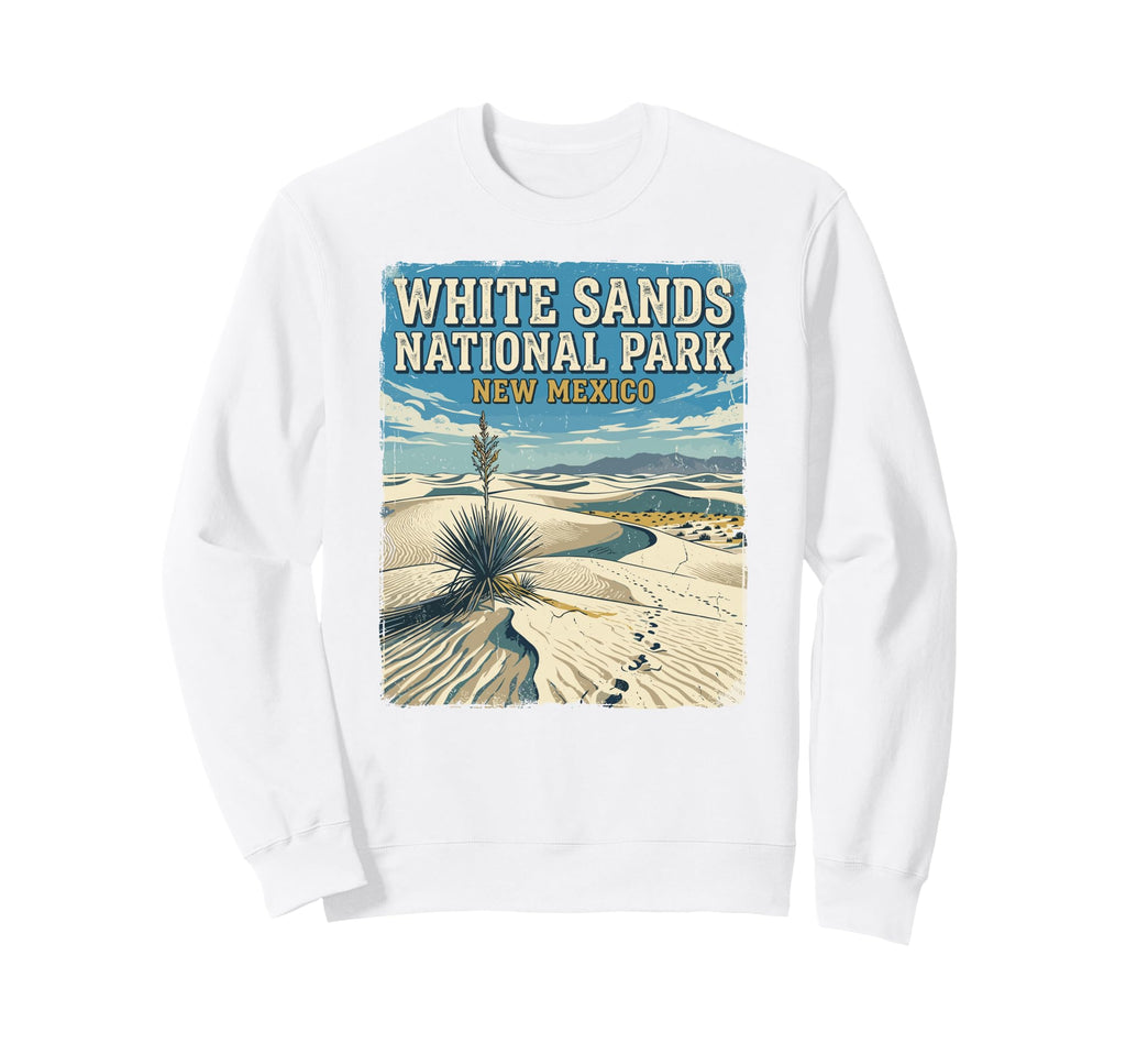 White Sands National Park New Mexico Sweatshirt - Fun Novelty Design Unisex - T-Shirt, Sweatshirt, Hoodie