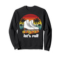 Palm Trees Lets Roll Quad Roller Sweatshirt - Trendy Graphic for Adults - T-Shirt, Sweatshirt, Hoodie