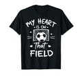 My Heart Is That Field Soccer Player T-Shirt - Streetwear Style for Adults - T-Shirt, Sweatshirt, Hoodie