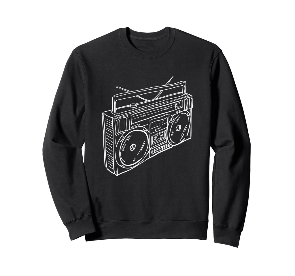 80S 90S Old School Music Hip Hop Sweatshirt - Streetwear Style Men Women - T-Shirt, Sweatshirt, Hoodie