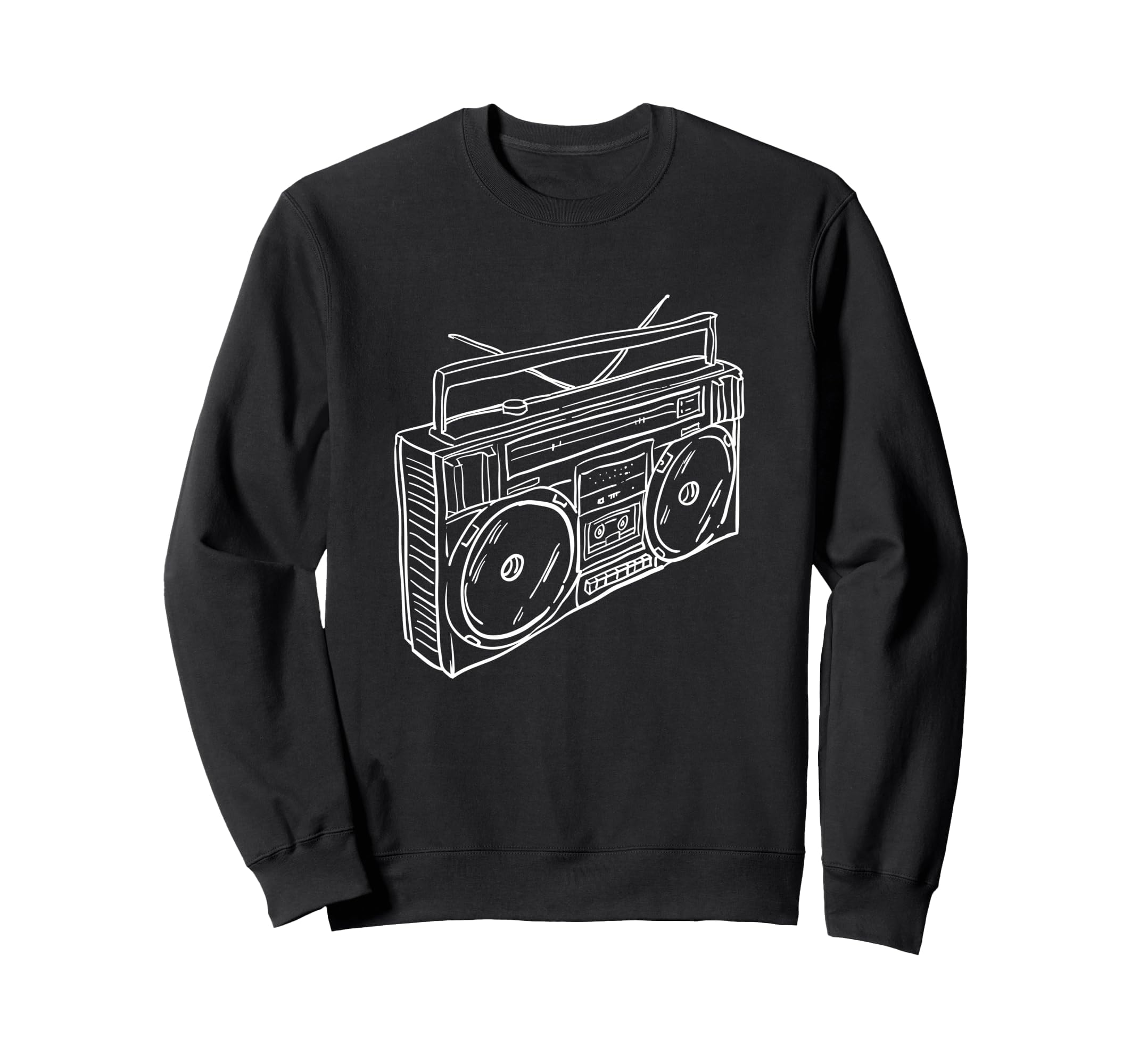 80S 90S Old School Music Hip Hop Sweatshirt - Streetwear Style Men Women - T-Shirt, Sweatshirt, Hoodie