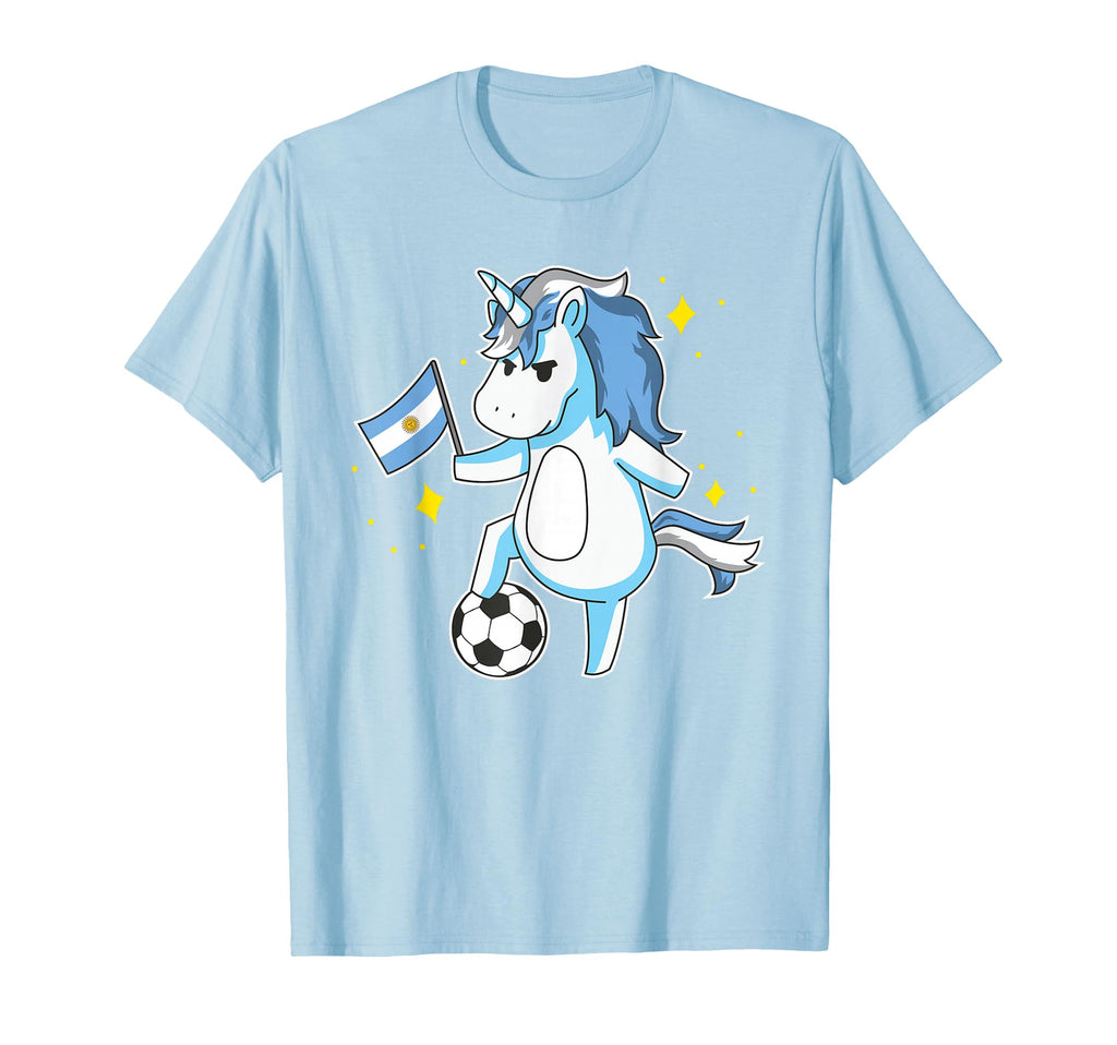 Soccer Unicorn Argentina Jersey T-Shirt - Streetwear Style Unisex - T-Shirt, Sweatshirt, Hoodie
