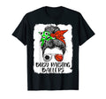 Busy Raising Ballers Messy Bun Funny T-Shirt - Aesthetic Graphic Unisex - T-Shirt, Sweatshirt, Hoodie