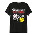 Busy Raising Ballers Baseball Softball T-Shirt - Minimalist Print Unisex - T-Shirt, Sweatshirt, Hoodie