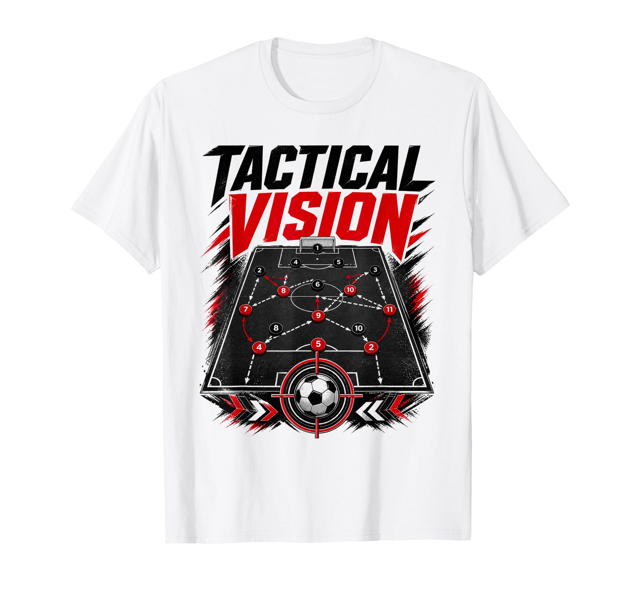 Football Collection Soccer Tactical T-Shirt - Trendy Graphic for Adults - T-Shirt, Sweatshirt, Hoodie