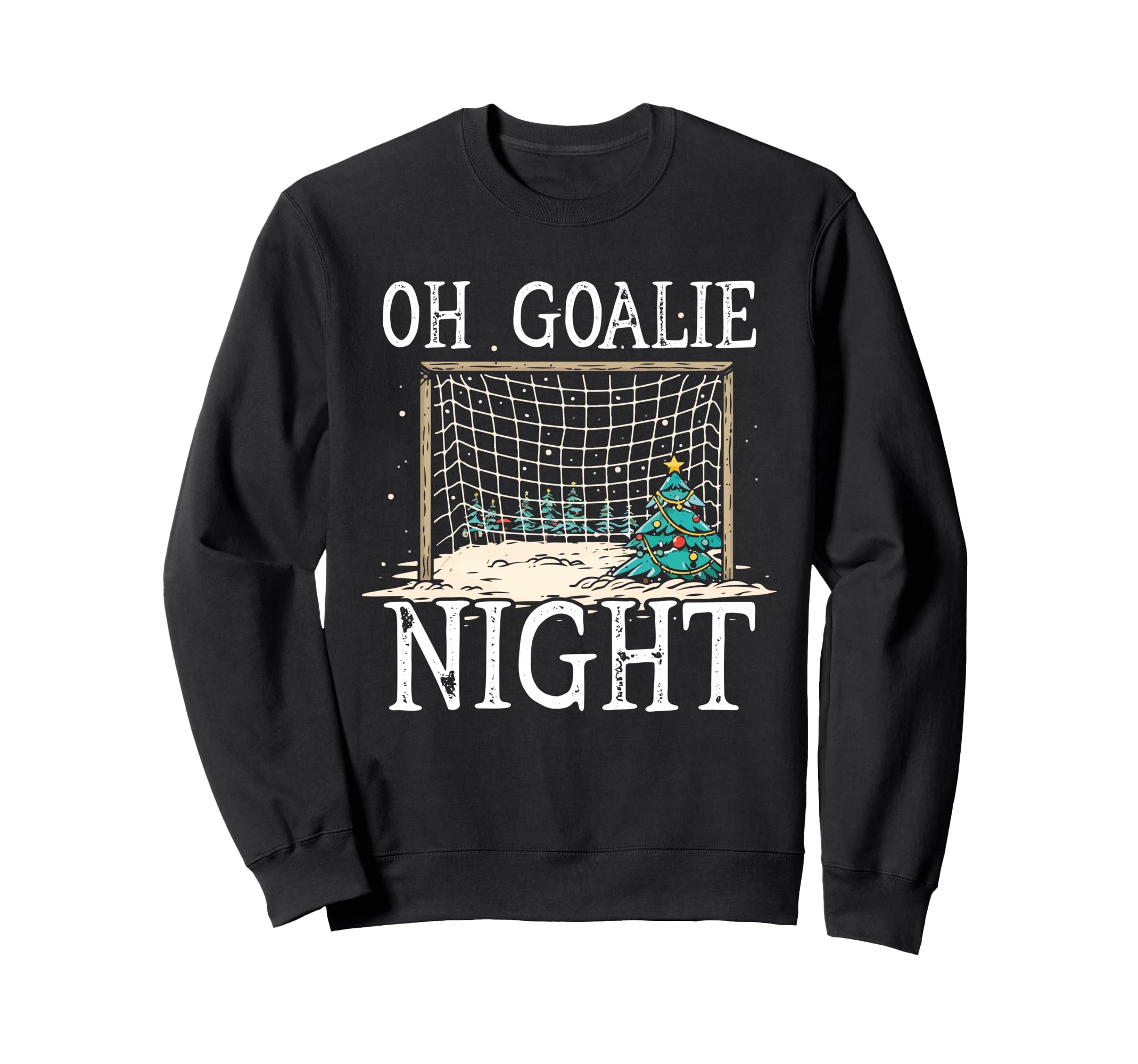 Soccer Player Day Goalkeeper Santa Claus Sweatshirt - Trendy Graphic Unisex - T-Shirt, Sweatshirt, Hoodie
