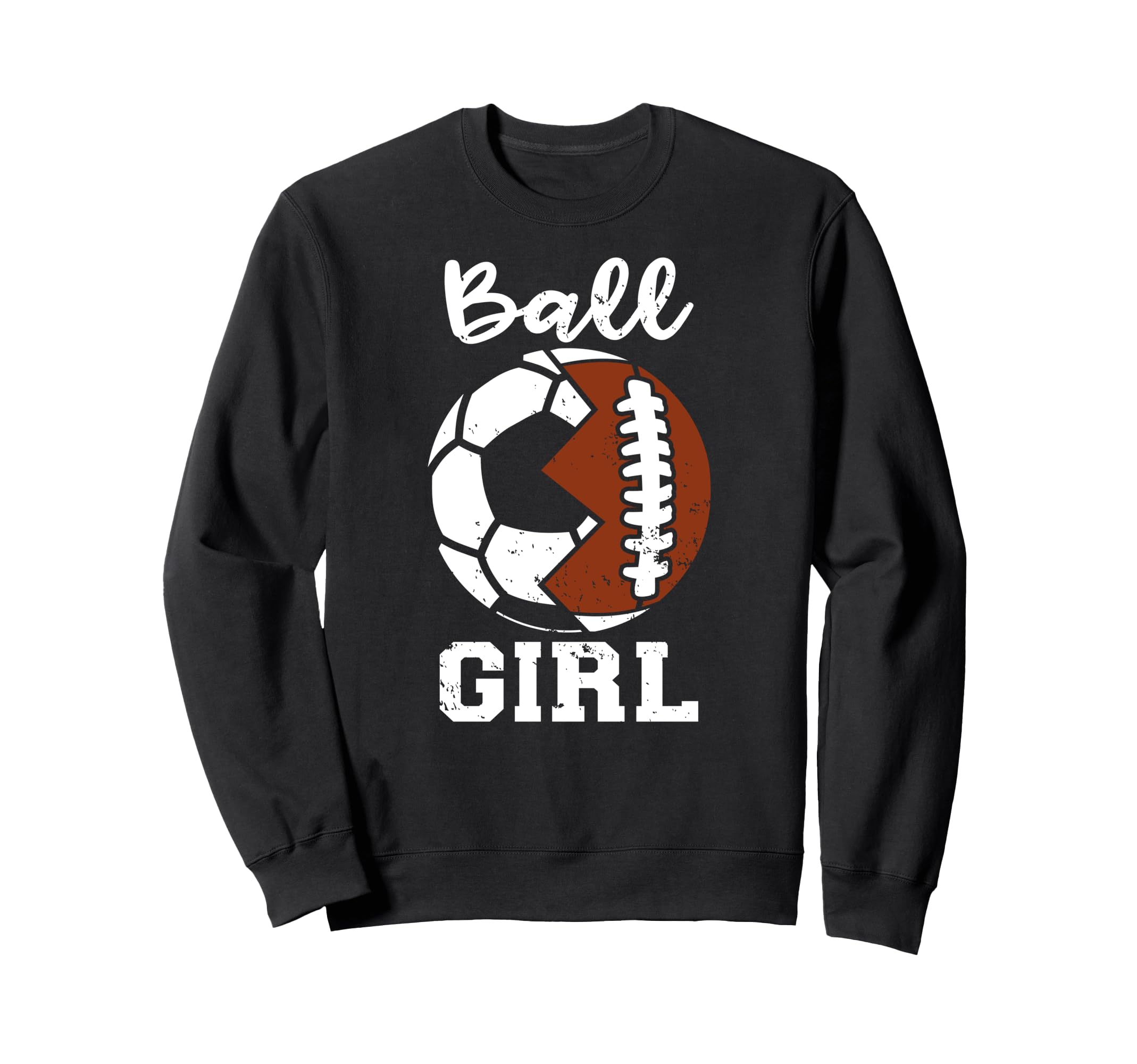 Ball Funny Soccer Football Sweatshirt - Minimalist Print for Adults - T-Shirt, Sweatshirt, Hoodie