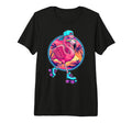 Funny Roller Skating Flamingo Sunset T-Shirt - Custom Art Print Unisex - T-Shirt, Sweatshirt, Hoodie