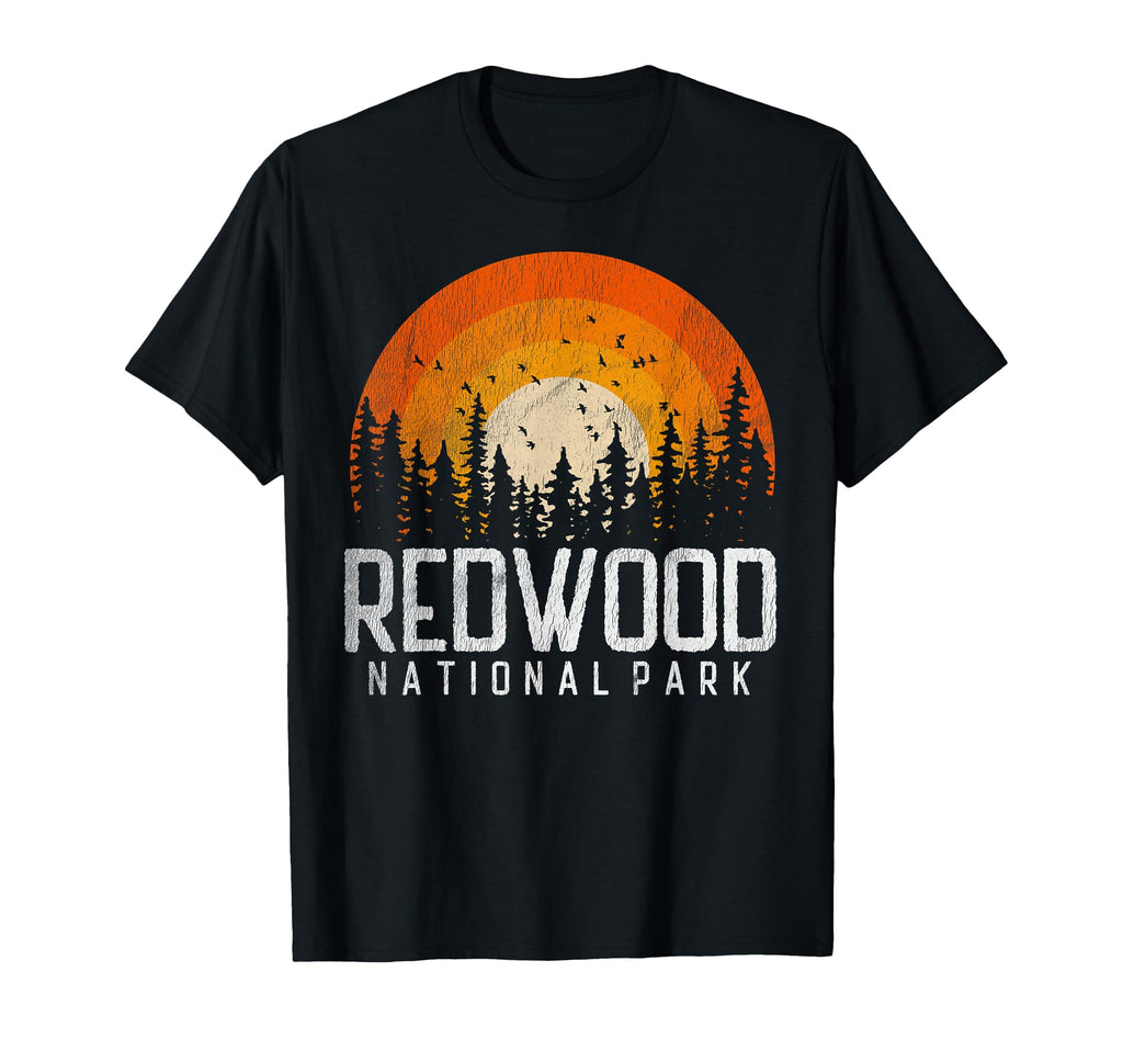 Redwood Us National Park California T-Shirt - Minimalist Print for Adults - T-Shirt, Sweatshirt, Hoodie