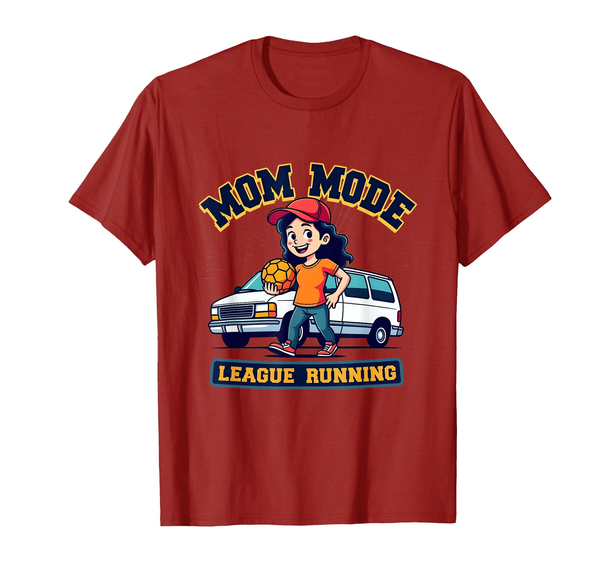 Mom Mode League Running Soccer Mom T-Shirt - Trendy Graphic Unisex - T-Shirt, Sweatshirt, Hoodie
